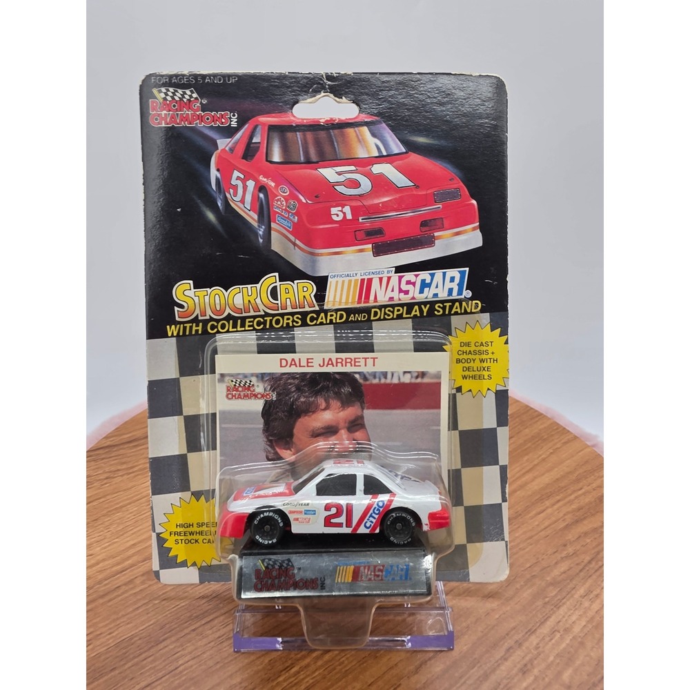 Dale Jarrett 21 Citgo 1991 Racing Champion NASCAR Diecast 1:64 Stock Car Vintage